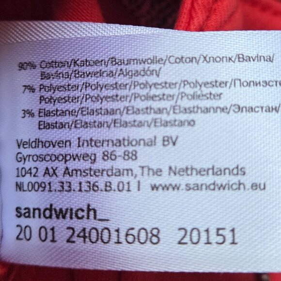 Never Worn SANDWICH Tomato Red Pants - Picture 6 of 7